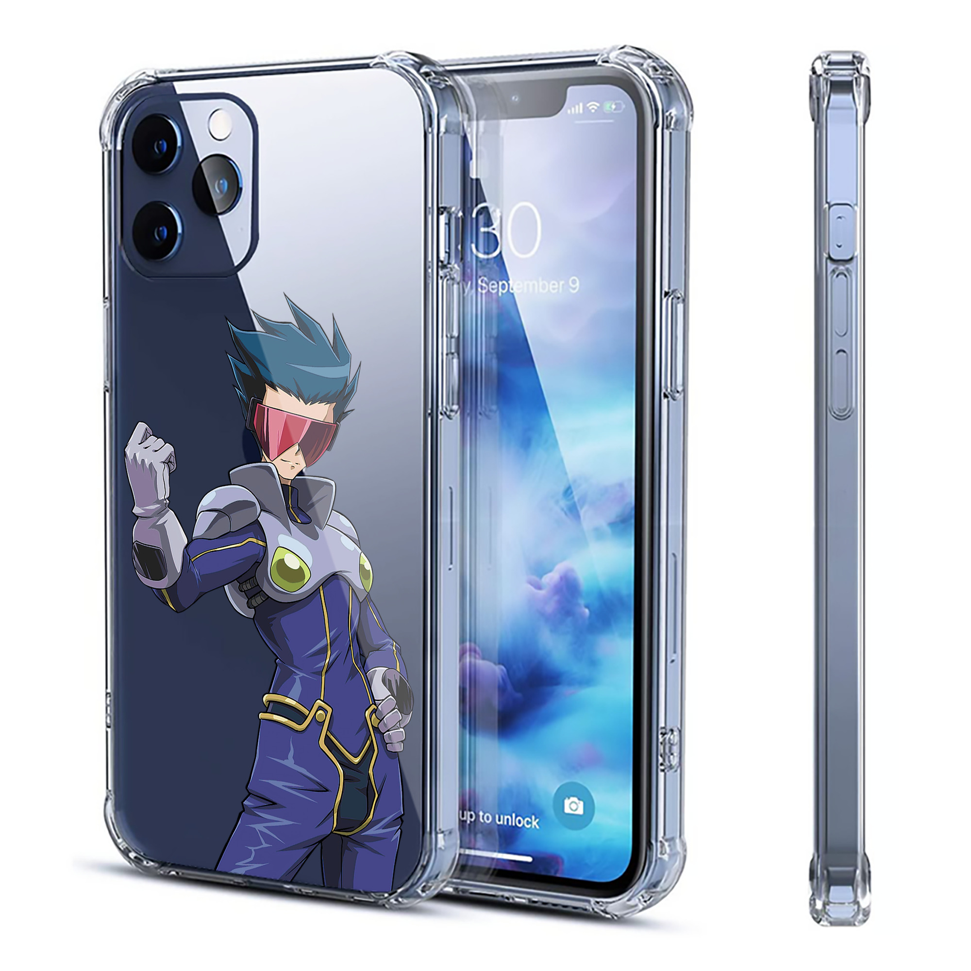 （画像用） 遊☆戯☆王 Yu-Gi-Oh! 【iPhone 12シリーズ対応】透明スマホケース（クリアソフトケース）